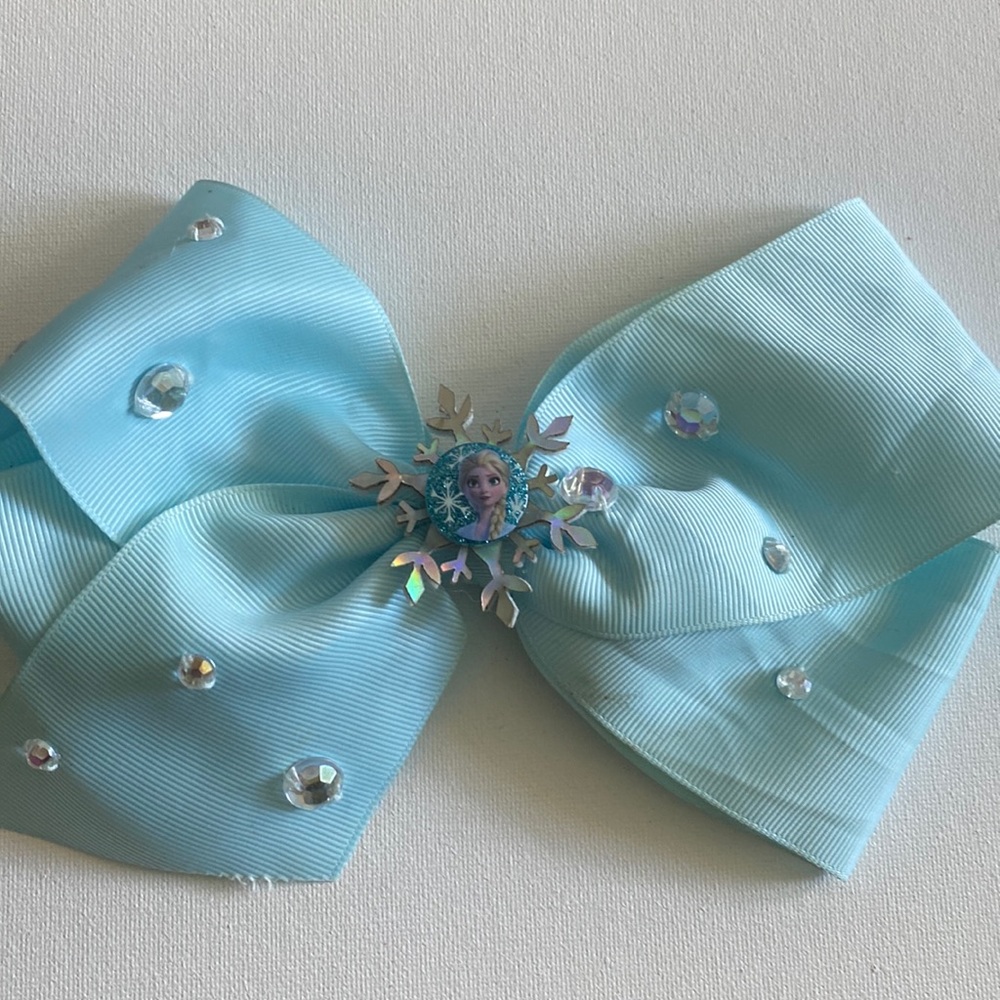 Elsa hair bow